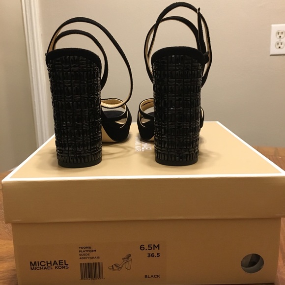 Michael Kors Yoonie Platform Pump Sandal Size 6.5 - Picture 4 of 4